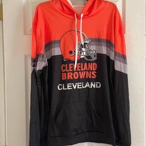 Cleveland Browns NFL Pullover Hoodie SZ XL & 2 XL NEW